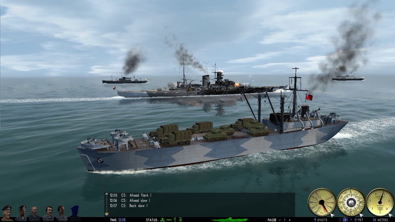 LSH3 The scharnhorst sinking a very big convoy