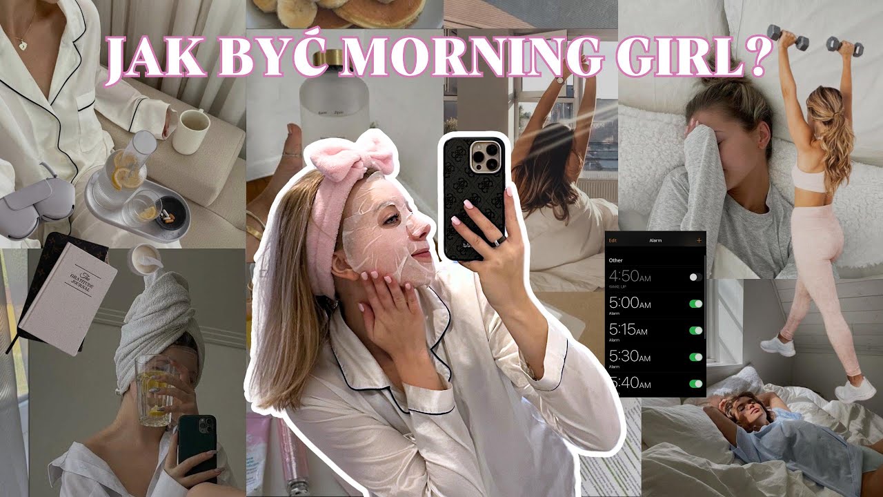 10 tipów JAK WSTAWAĆ RANO 🌱 czyli jak być morning girl i budzić się o 5:00 bez problemów✨