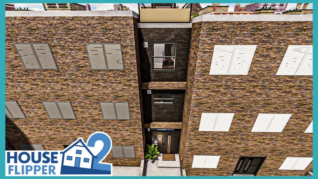 House Flipper 2 | A Luxury Narrow Townhouse | Build and Tour! | IS THIS PINNACOVE'S THINNEST HOME?
