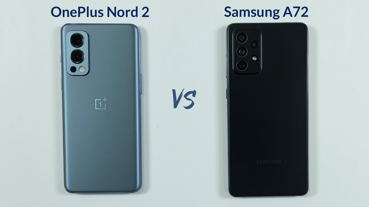 Oneplus Nord 2 vs Samsung A72 Speed Test & Camera Comparison