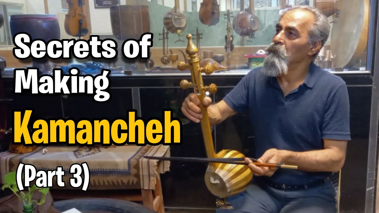 Kamancheh Instrument Making; Tips of making persian Kamancheh (part3); ساخت کمانچه