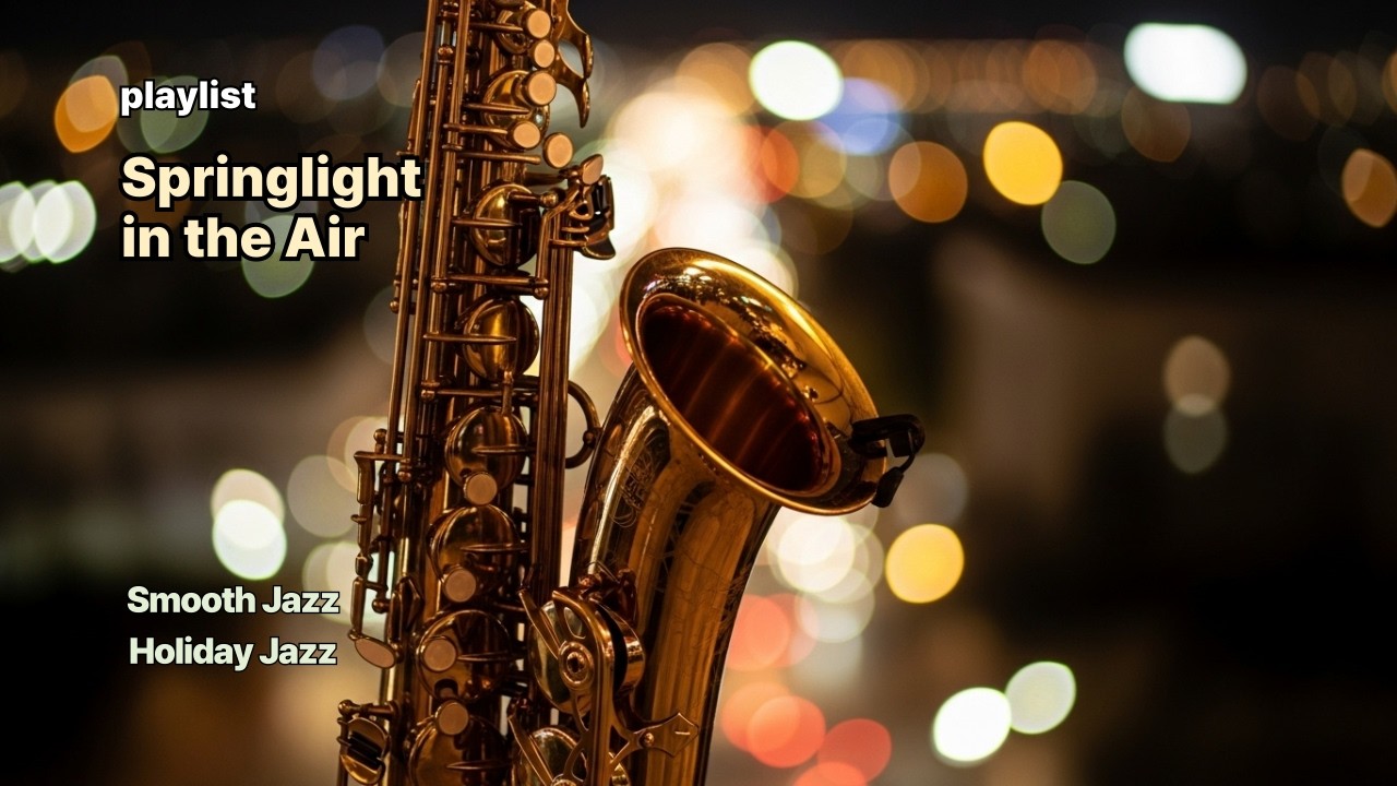🎧Holiday Jazz / Smooth Jazz 🎧Title: “Springlight in the Air”🎵electric piano ,gentle tenor saxophone🎵