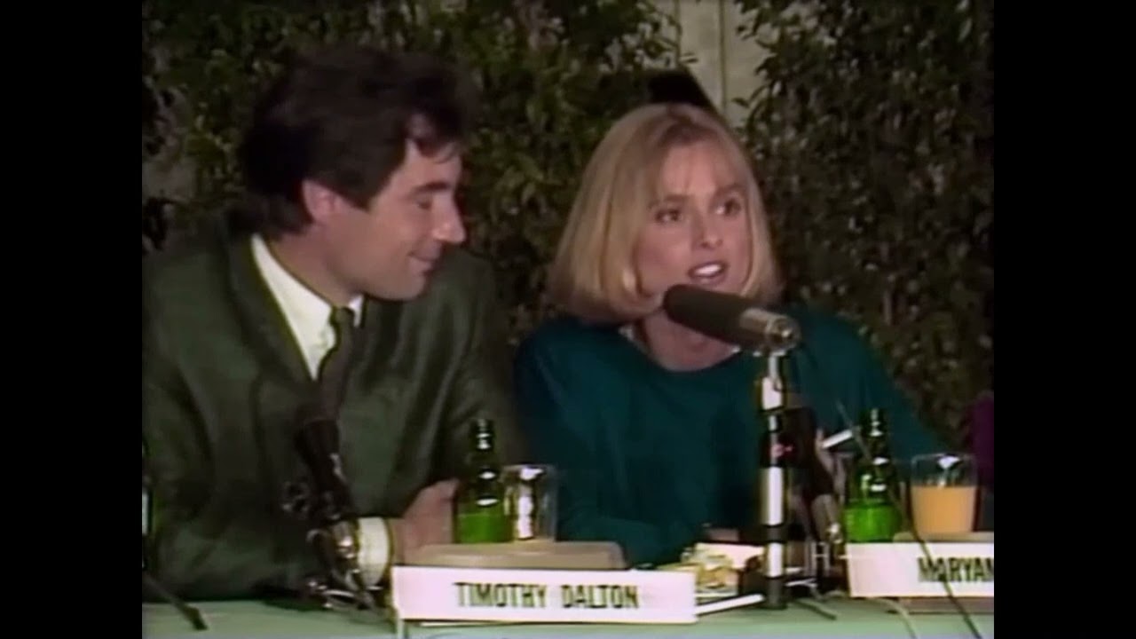 The Living Daylights press conference Vienna 1986
