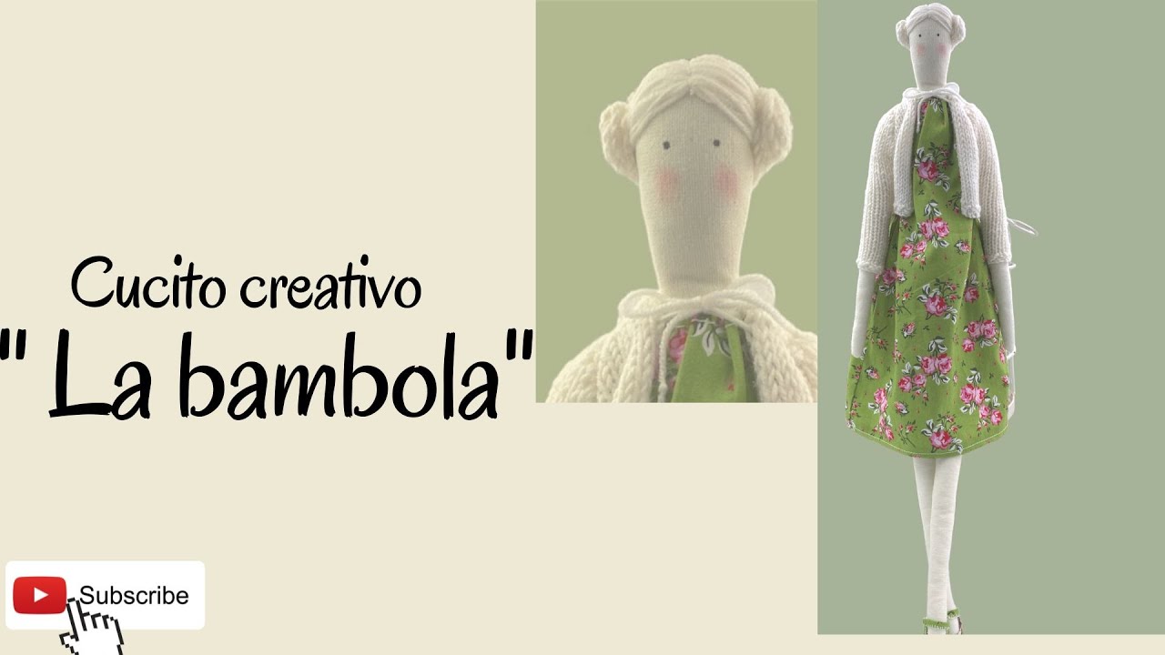 Cucito creativo - La bambola!!  -       #cucitocreativo #bamboladipezza #nanadecor