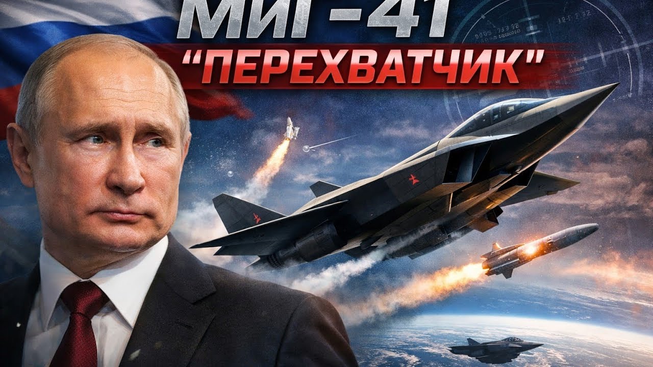 МиГ-41 «Перехватчик» — Самый Быстрый Самолёт в Истории? Гиперзвук, Космос и План Путина