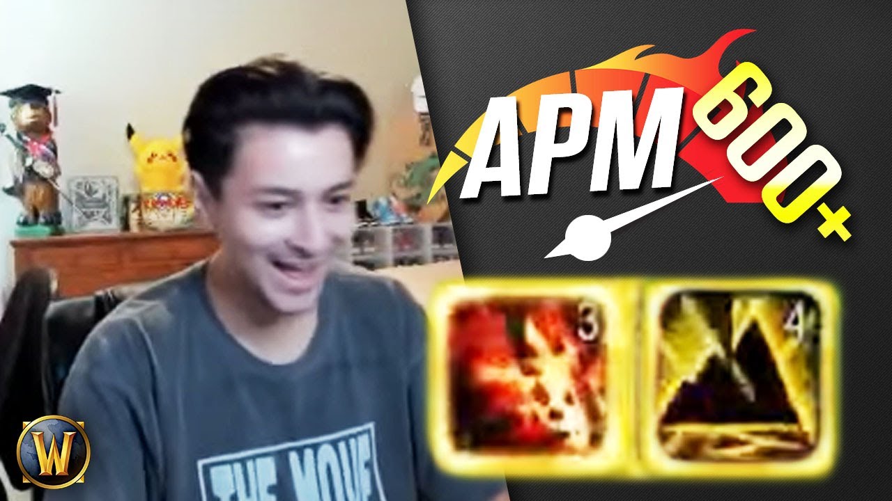 Я играл в Ele Shaman с APM-трекером
