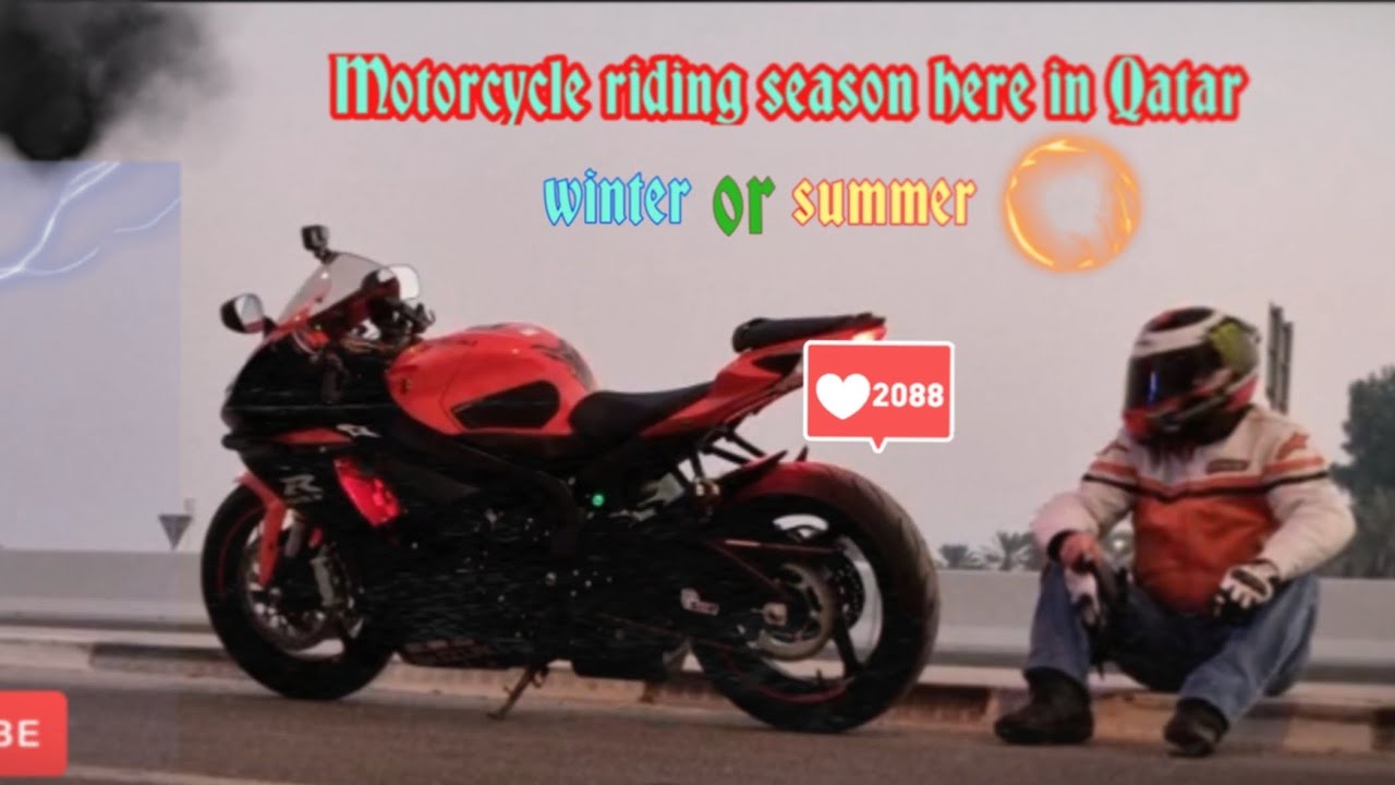 Motorcycle riding season here in Qatar / motovlog