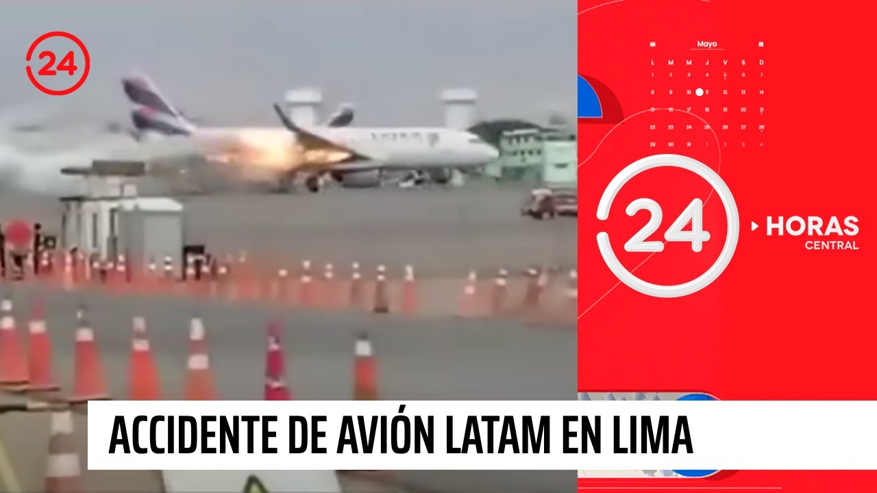 2 muertos en accidente de avión Latam en Lima: chocó con un vehículo de emergencia al despegar