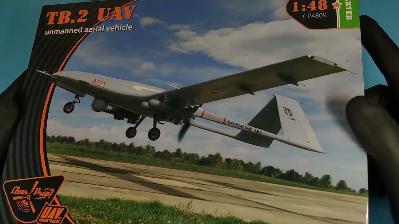 Байрактар, зроблений в Україні. Модель Bayraktari від ClearProp в масштабі 1/48