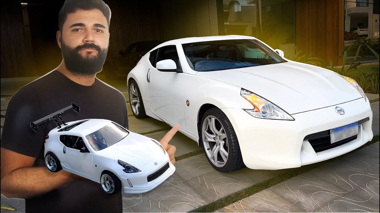 Construí um 370z de controle remoto igual ao carro real 😯🤯