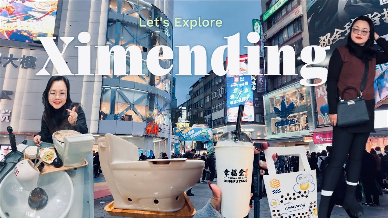 Solo Female Traveler🇹🇼Day 3: Exploring Ximending, Food Trip, Modern Toilet Restaurant I Claire Luie
