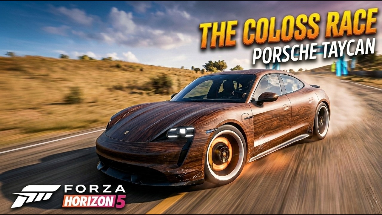 The colossus race Porsche Taycan Forza Horizon 5