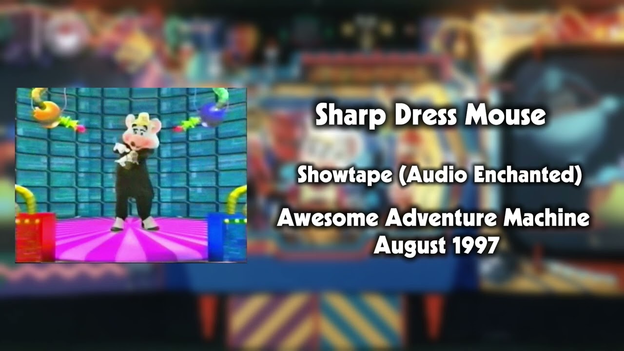 Chuck E Cheese's - Sharp Dressed Mouse (Audio Enchanted) Awesome Adventure Machine 1997