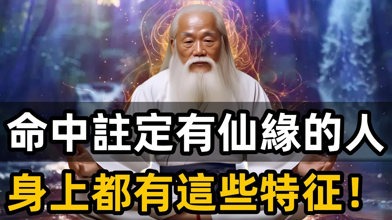 命中註定要修道，有仙緣的人，會有這些特征！你有嗎？#仙緣