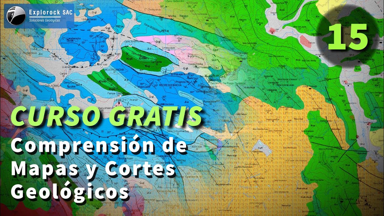Curso Gratuito de Geología HD 1080p: Comprensión de Mapas y Cortes Geológicos (15/32) I Explorock