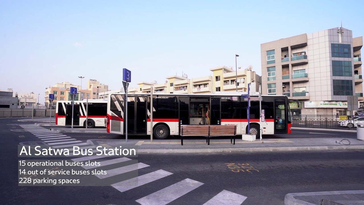 The completion of two model bus stations at Oud Metha and Al Satwa