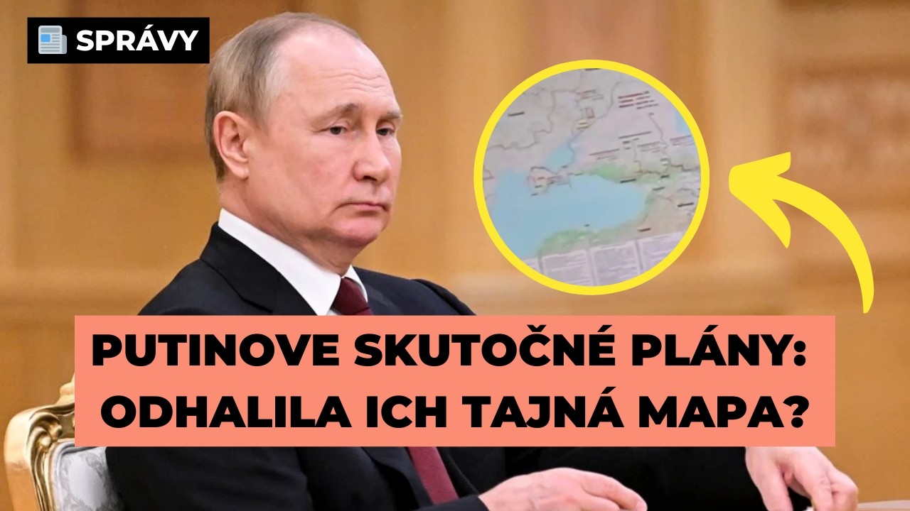 Unikla TAJN&Aacute; MAPA: Tak&eacute;to by mohli byť SKUTOČN&Eacute; PL&Aacute;NY Ruska s Ukrajinou