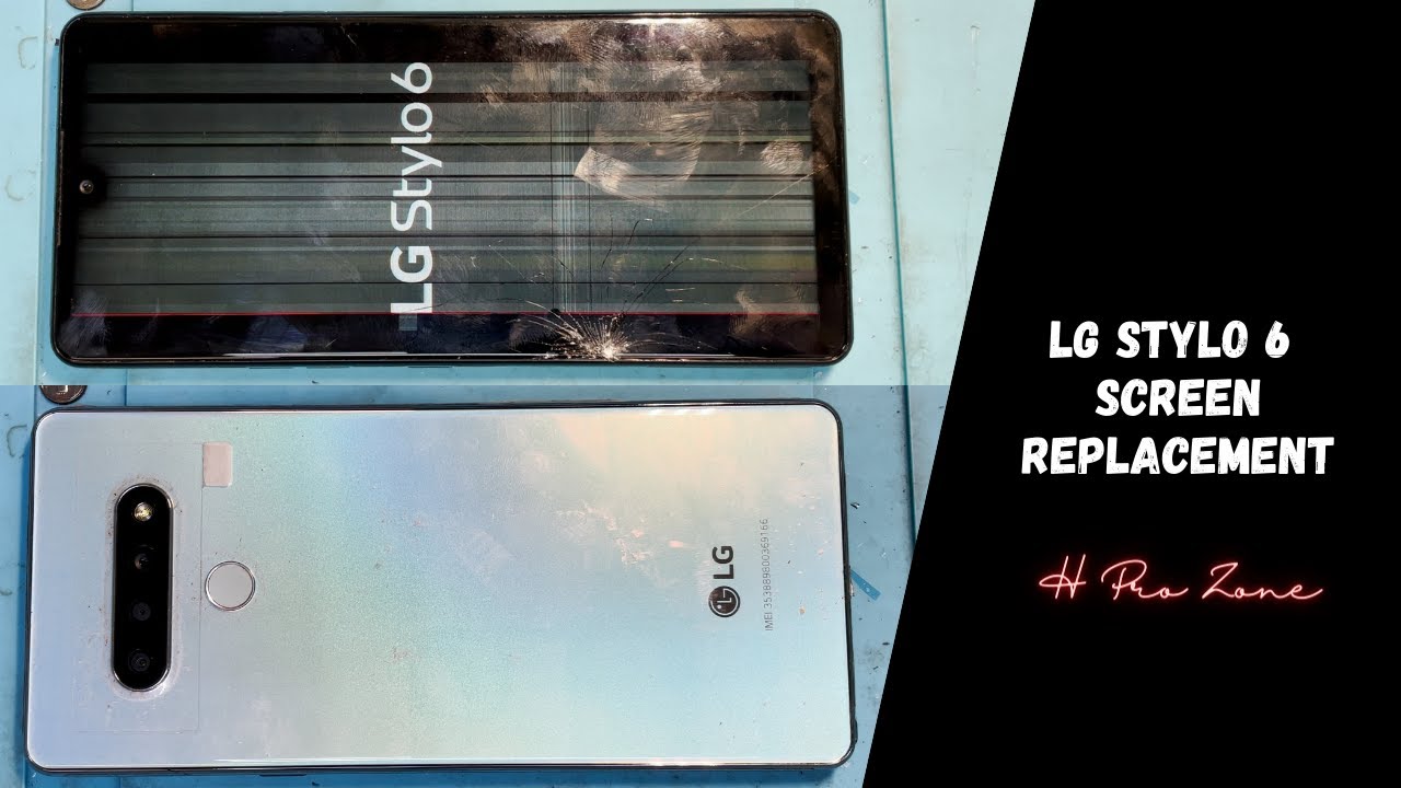 LG Stylo 6 screen replacement 4K تغيير شاشة