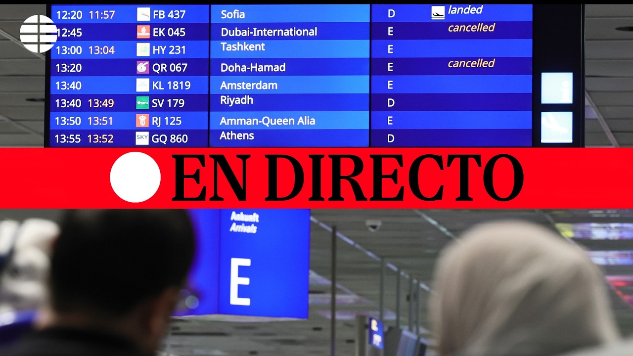 🔴 DIRECTO | Cierre del espacio aéreo en Oriente Próximo