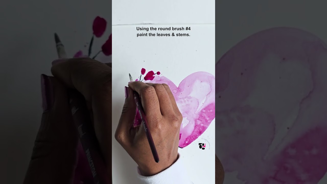 PAINT N' SIP Valentine's Day Special Event - Paint this Romantic Floral Heart