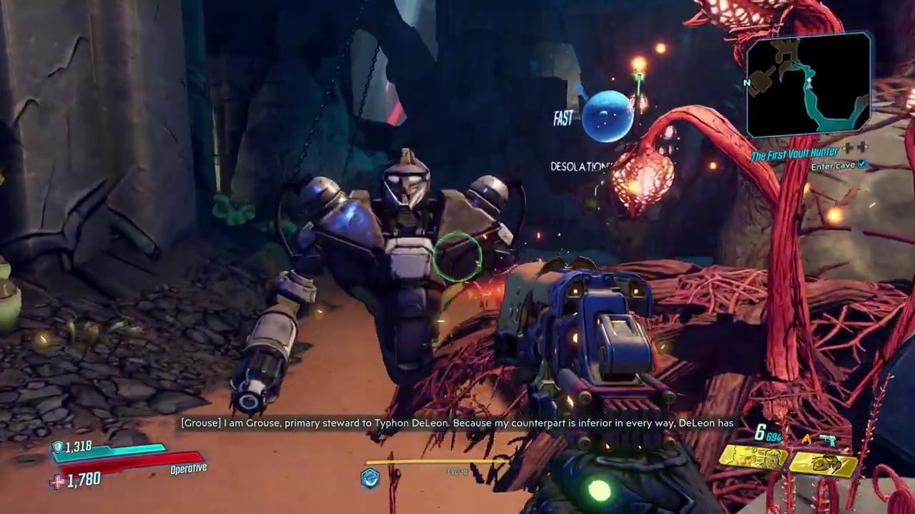 Borderlands 3 - The First Vault Hunter: Enter Cave: Meet Sparrow and Grouse 