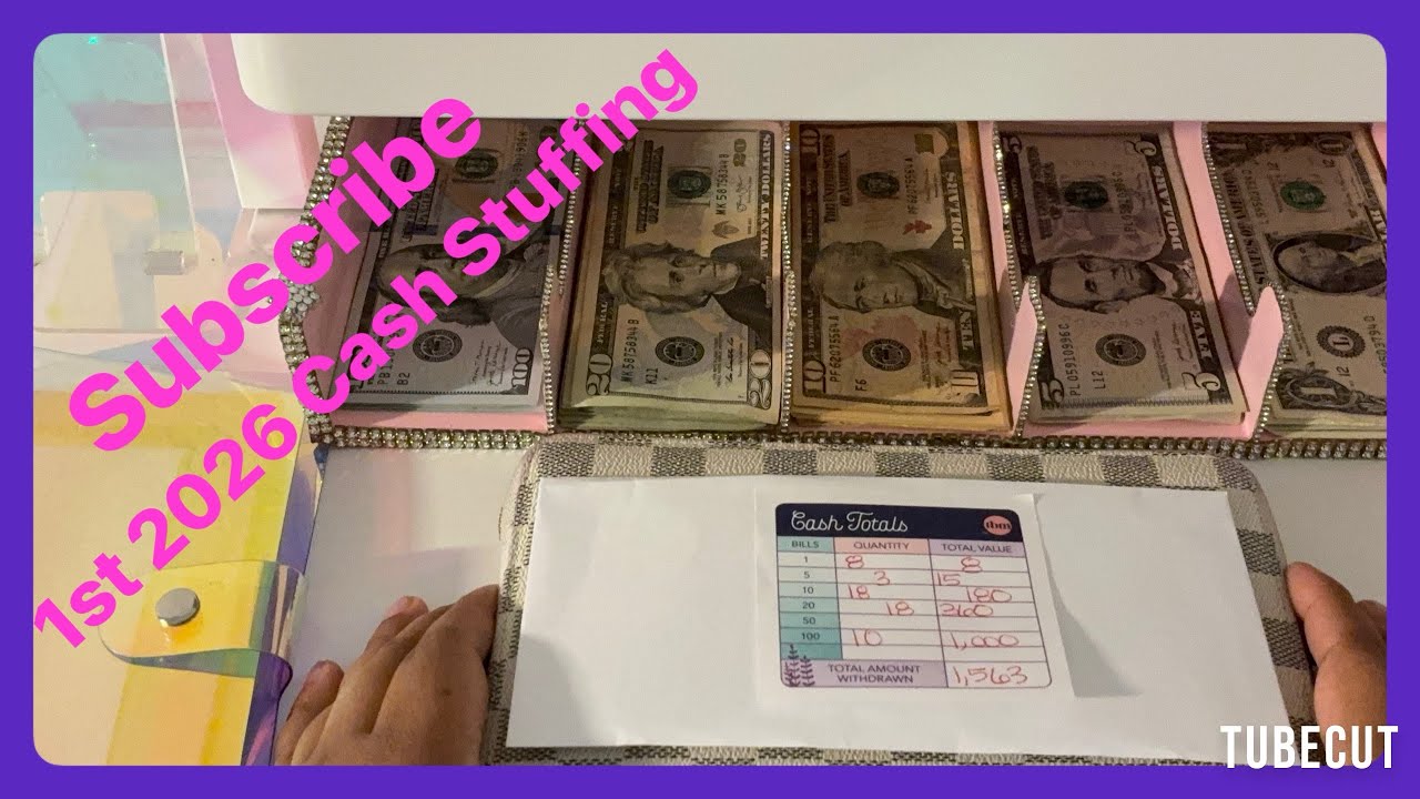 1st Cash Stuffing in 2026/Tweaking my budget/New Home Owner