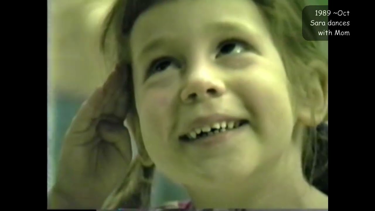 1989 10 Sara Dances with Mom