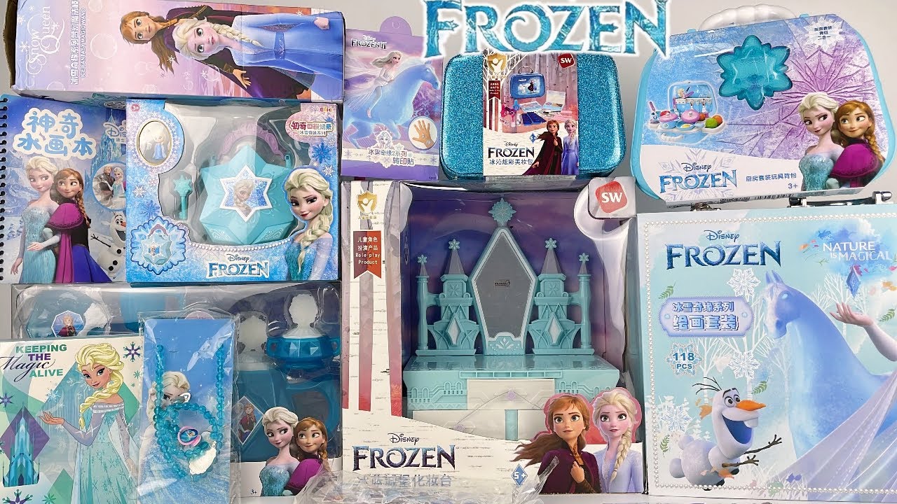 12 minutes Disney Frozen Toy Collection Unboxing | Pop Adventures | ELSA TOYS ASMR Unboxing