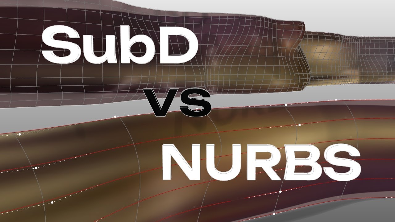 SubD vs NURBS | Моделирование в Rhinoceros