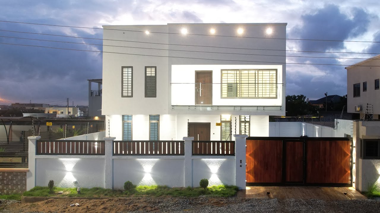 House Tour In Ghana || 4bedroom With A Maid Quarter In Accra Ghana || House no.113