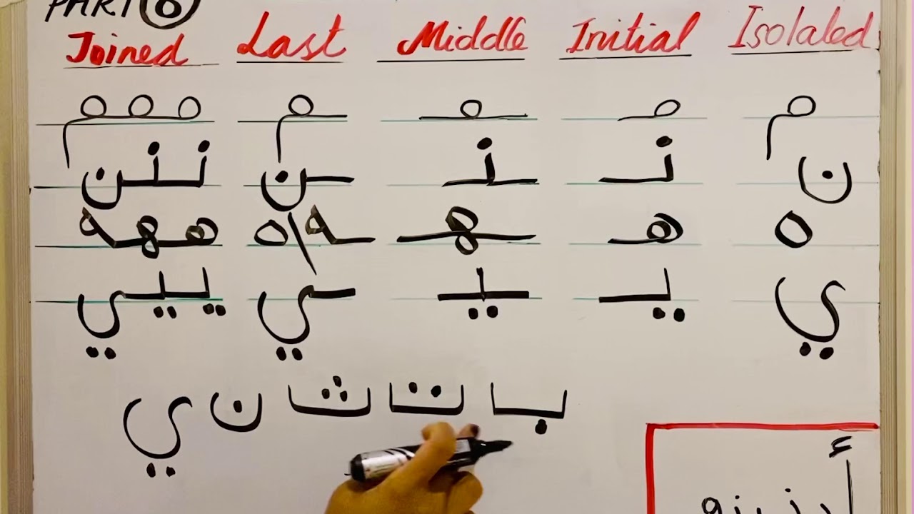 Arabic Letter Joining / Malayalam (PART -8)
