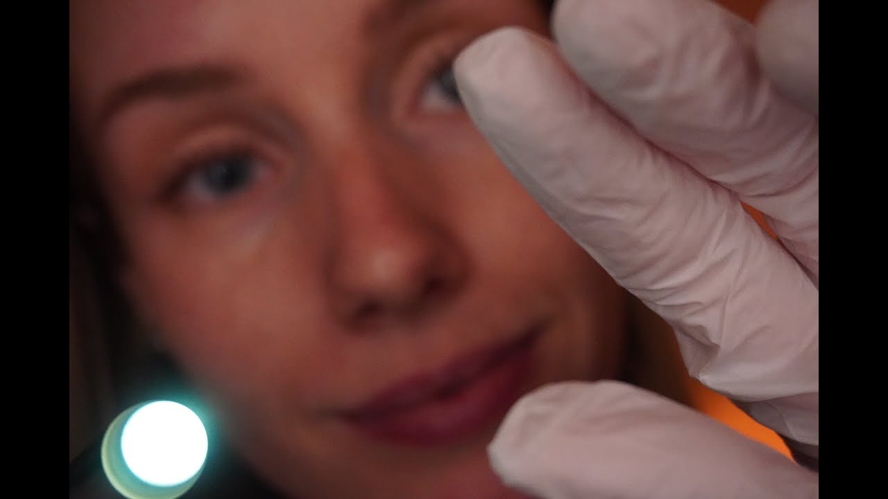 ASMR Close Up personal attention & glove sounds 👁️🧤