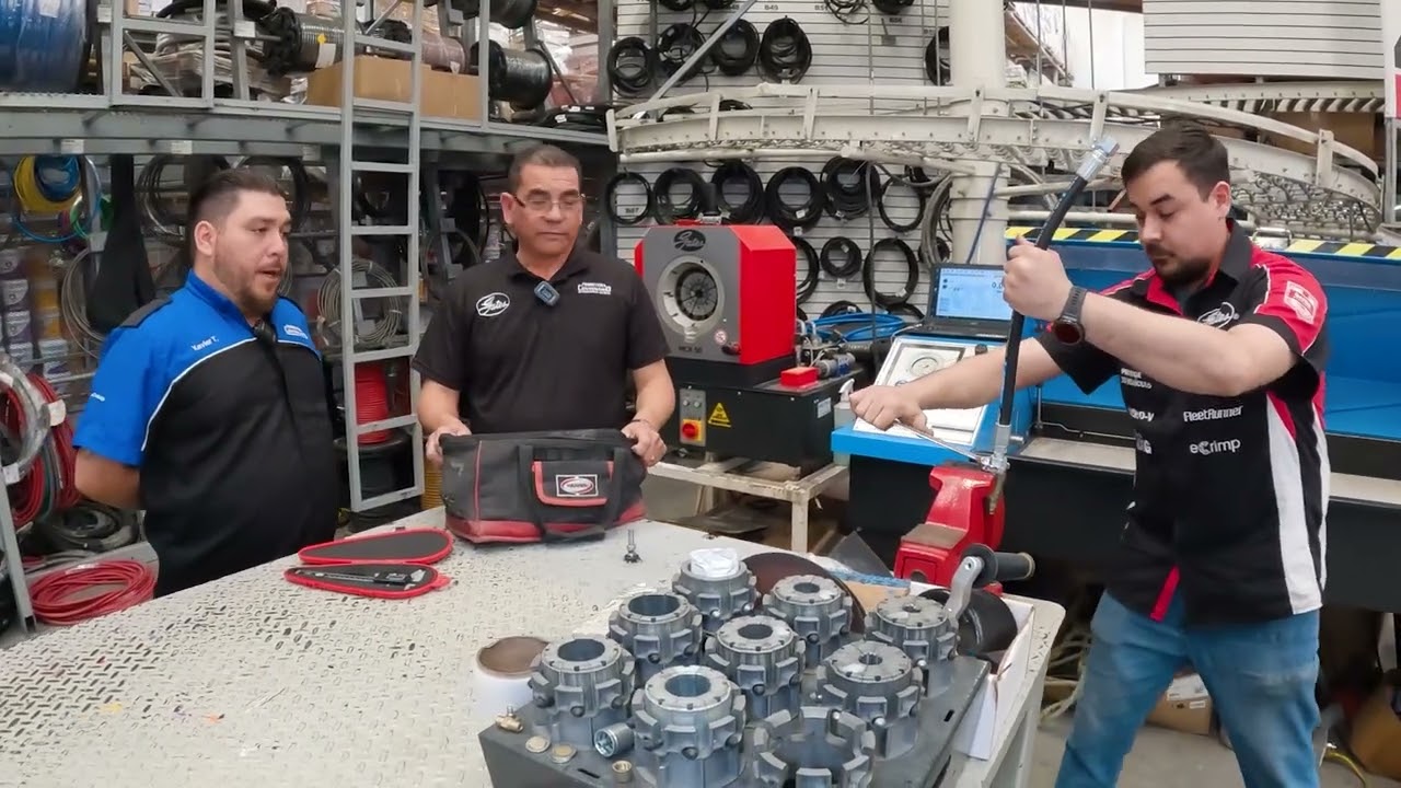 Como se fabrica una manguera de alta presión Gates?