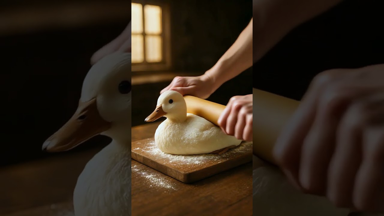 Epic Duck Dough Rolling Stress Relief #DUCK #ASMR