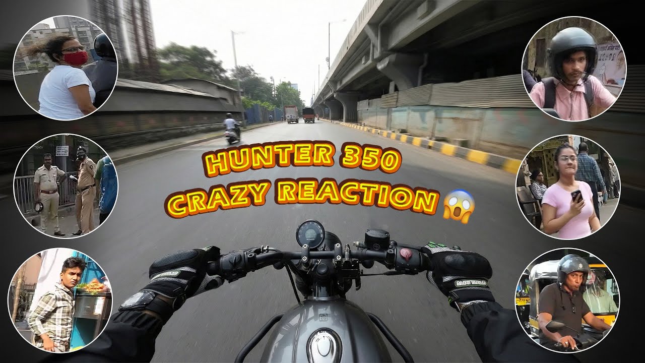 Hunter 350 City Ride 😍 | Cute Girl & Public Reactions