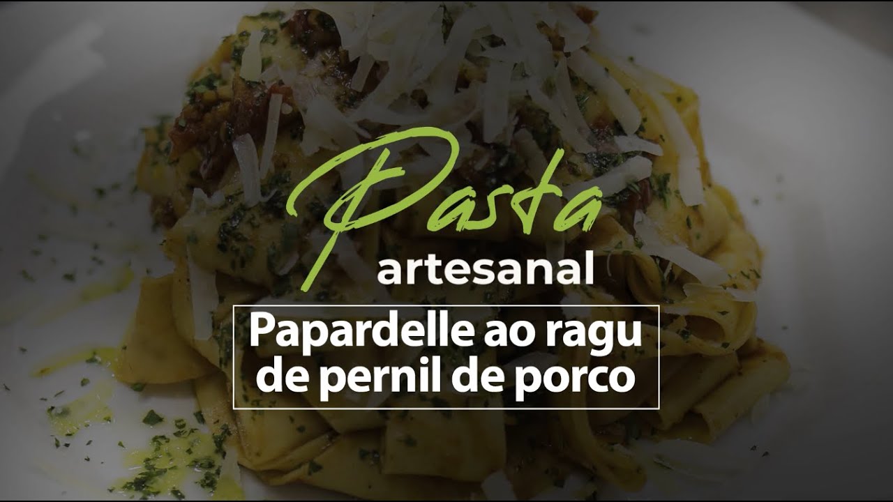 Papardelle ao ragu de pernil de porco