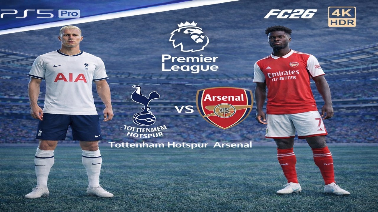 FC26 | Spurs vs Arsenal | Premier League 25/26| Full Match | PS5 Pro 4K60