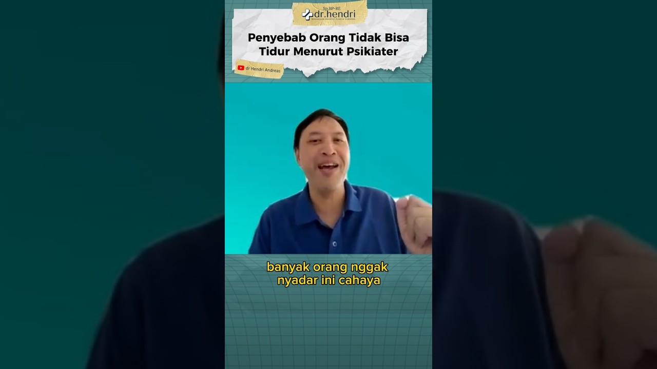 penyebab tidak bisa tidur menurut psikiater
