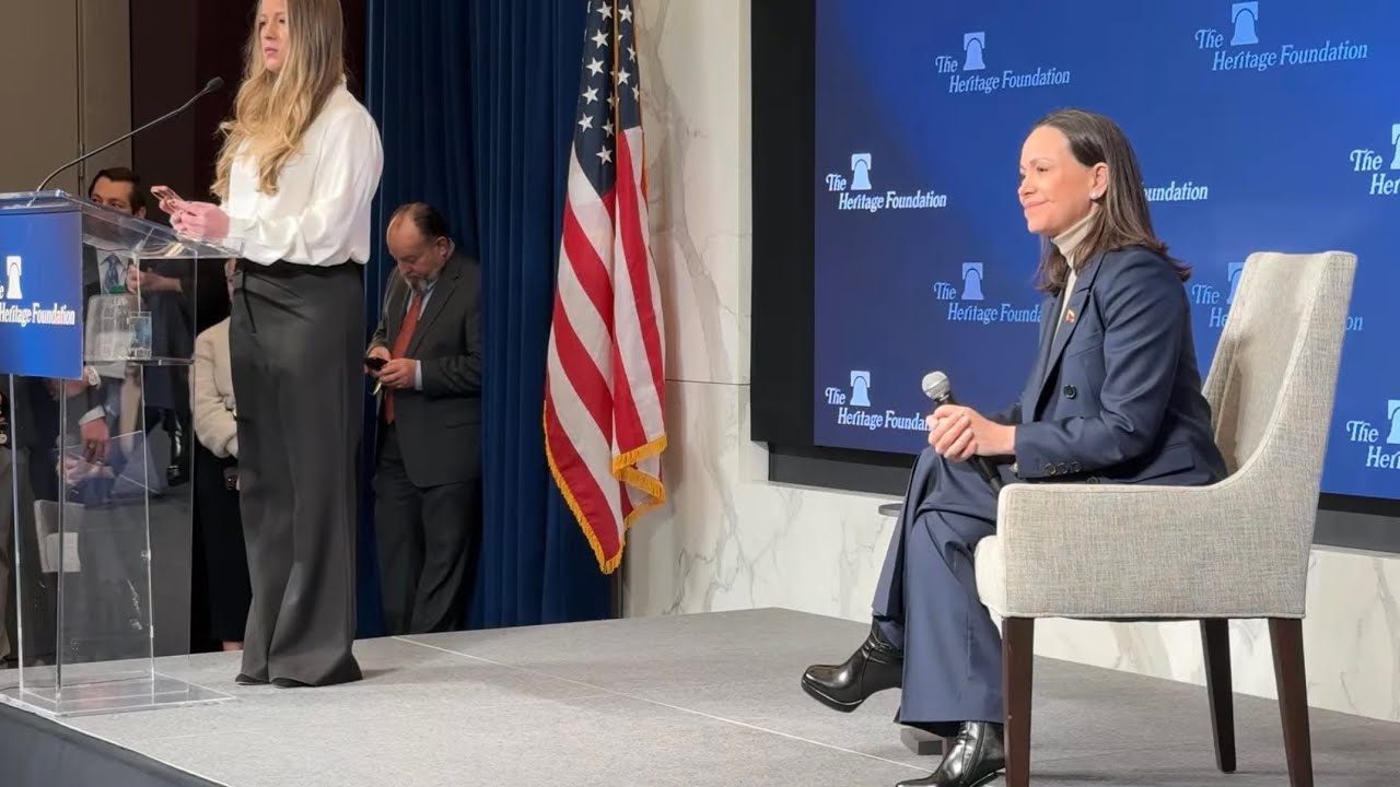 María Corina en directo desde Washington