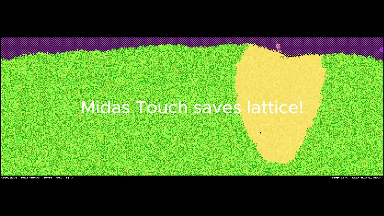 FIRST lattice war! #sandboxels #browsergame