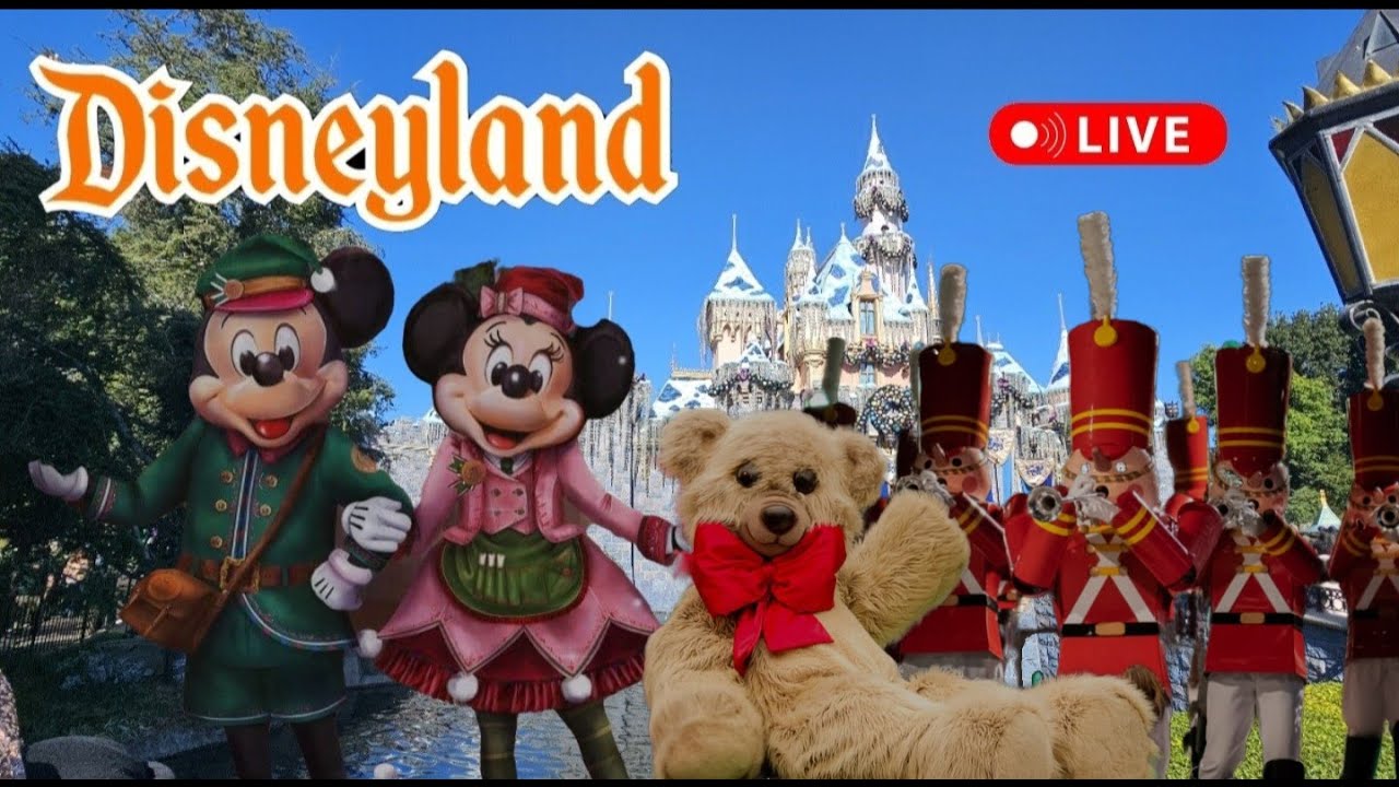 DISNEY Holiday Time Parades Shows Rides #livestream