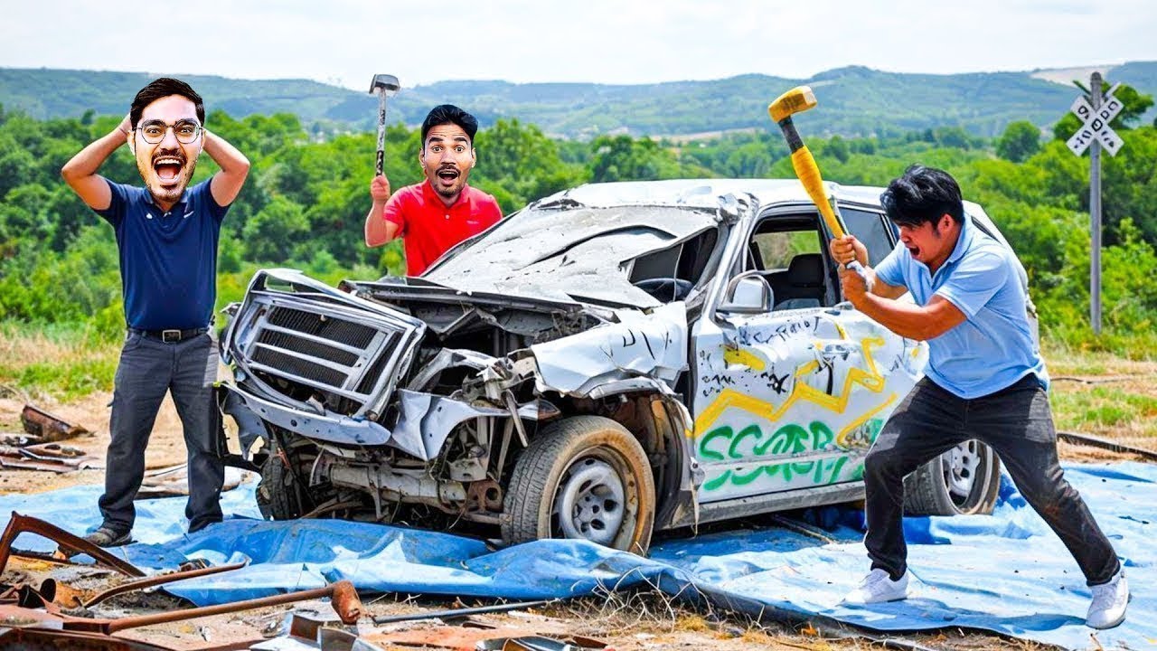 Breaking Amit's New Car Prank   मज़ाक मज़ाक में गाड़ी तोड़ दी   Extreme Prank Gone Wrong