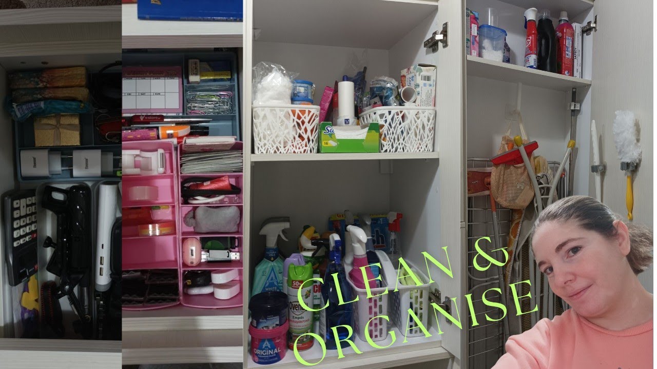 CLEANING & ORGANIZATION - Καθαριότητα και οργάνωση στα ντουλάπια του χώλ