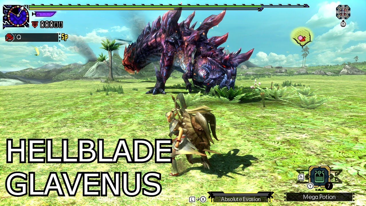 MHGU | Hunting Hellblade Glavenus with Charge Blade