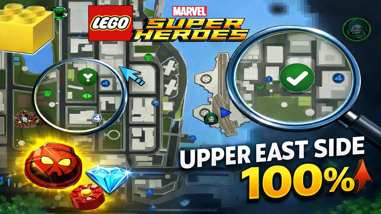 Alle Collectibles in Upper East Side 💎 | LEGO Marvel Super Heroes