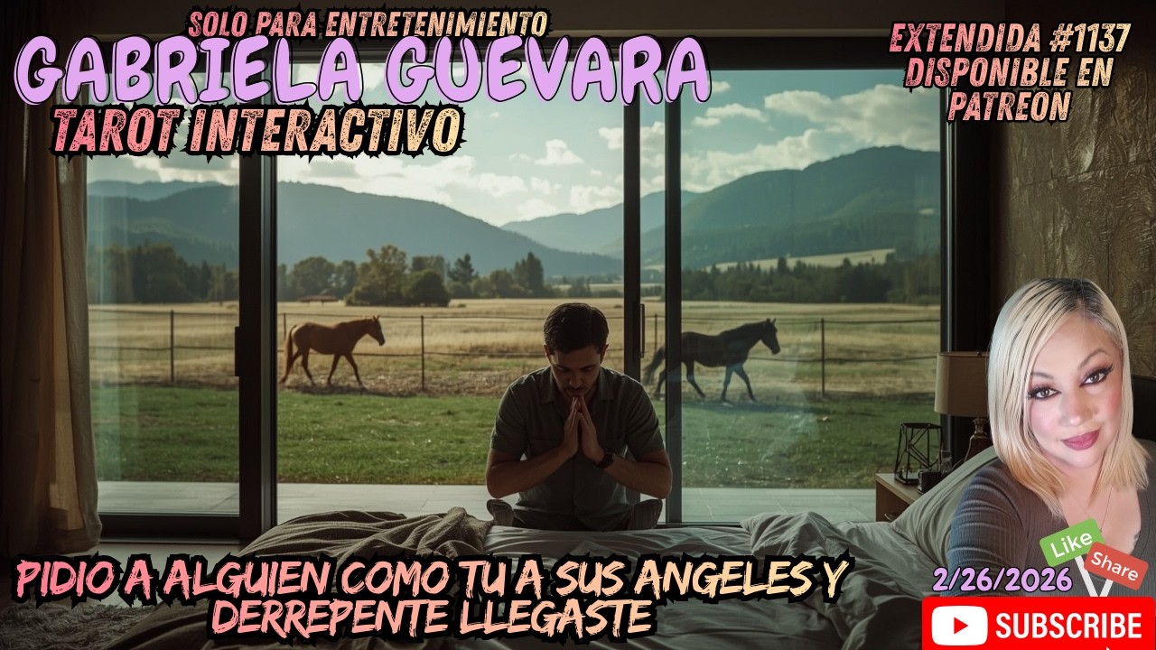 Pidio a alguien como tu a sus Angeles y derrepente llegaste #tarot EXTENDIDA #1137