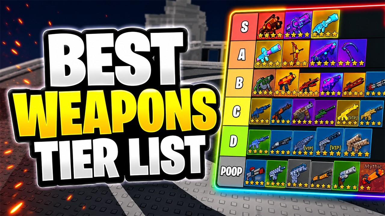 BEST WEAPONS in SURVIVE ZOMBIE ARENA Roblox - Ultimate Weapon Tier List Guide