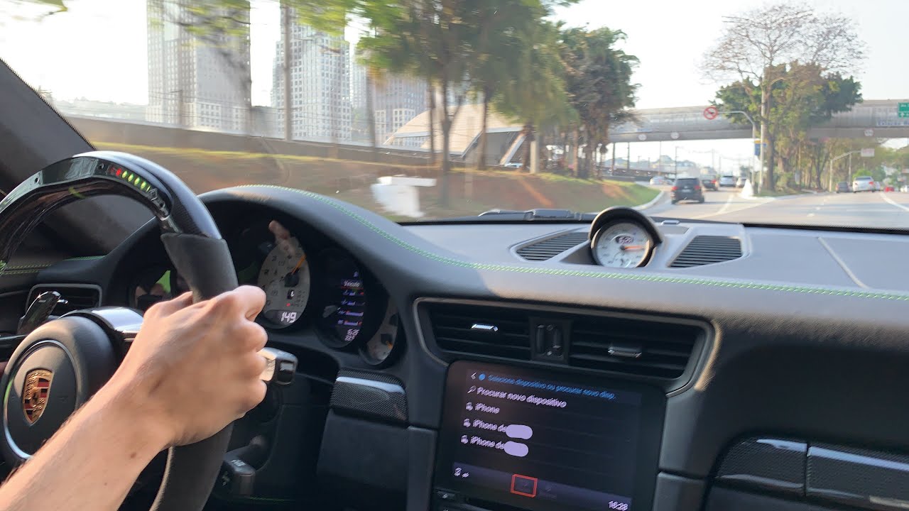 Porsche GT3RS 150km/h nas ruas de São Paulo!!! *João Vilkas*