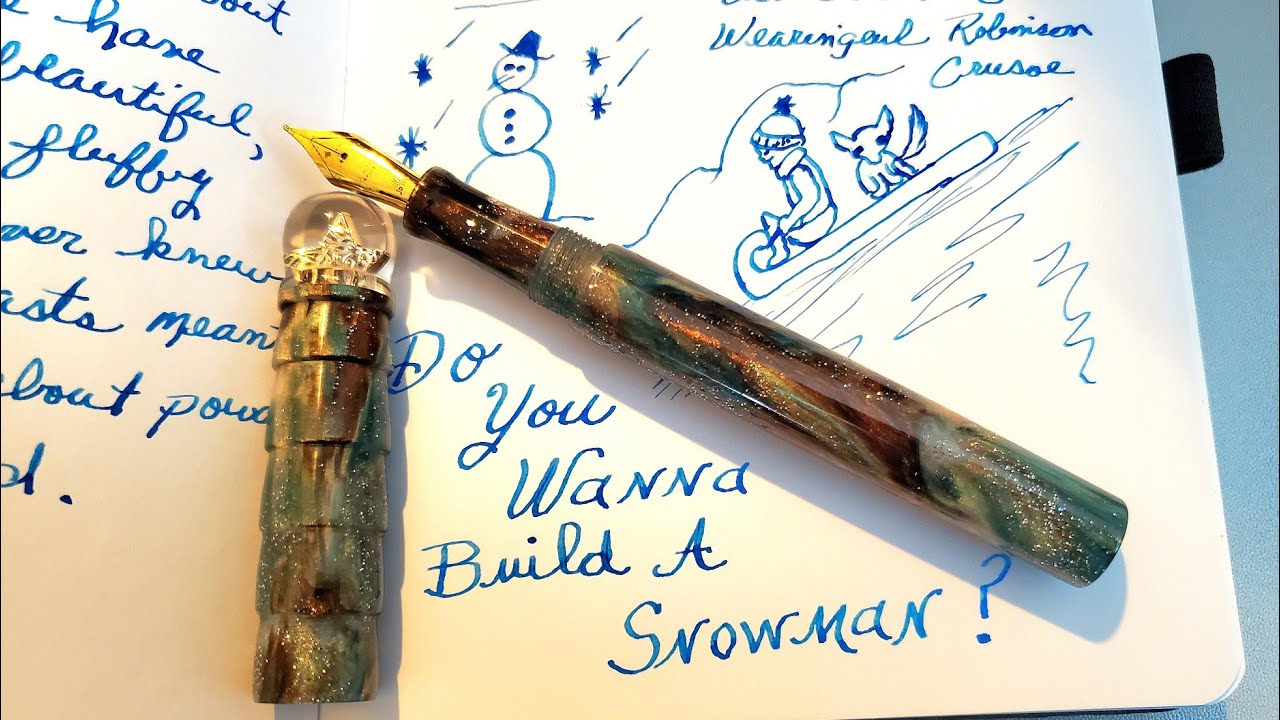 Снежный день и новая перьевая ручка ❄️❄️❄️ от компании MYERS PEN COMPANY
