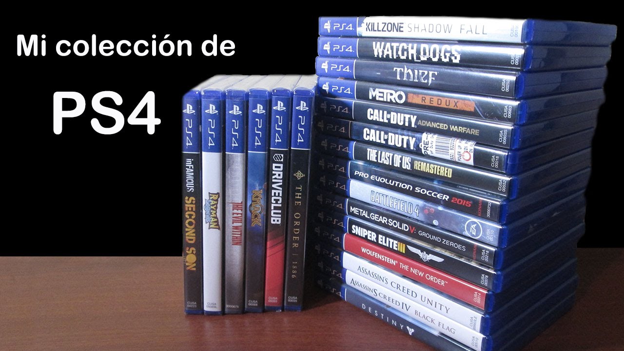 Mi colección de PS4 05/07/2015